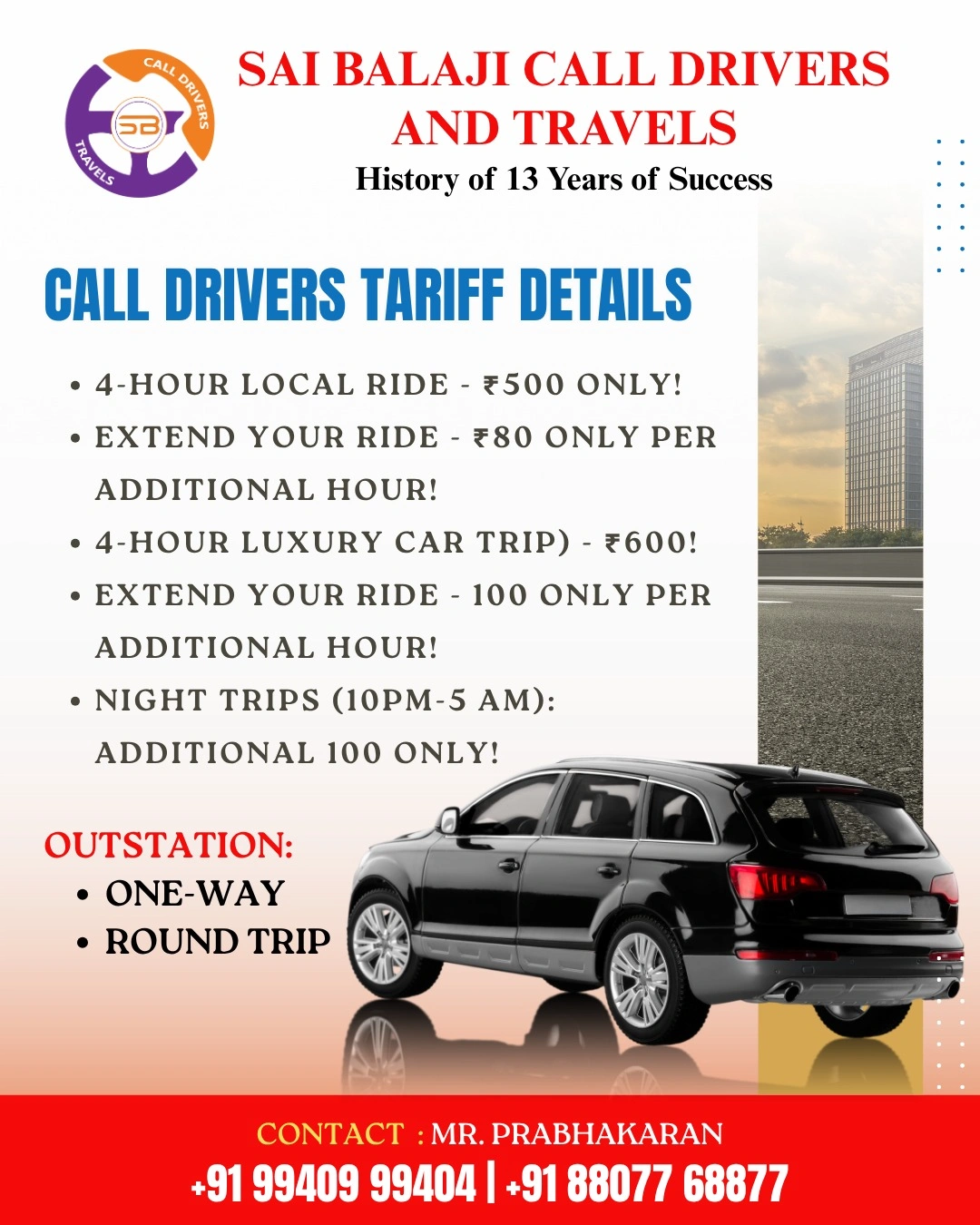 Call Drivers In Pallavaram